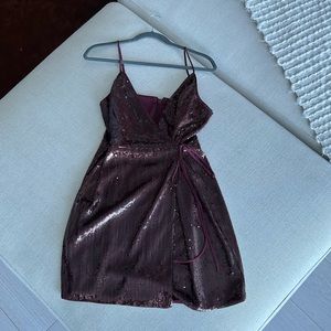 BCBG Sequined Mini Dress
